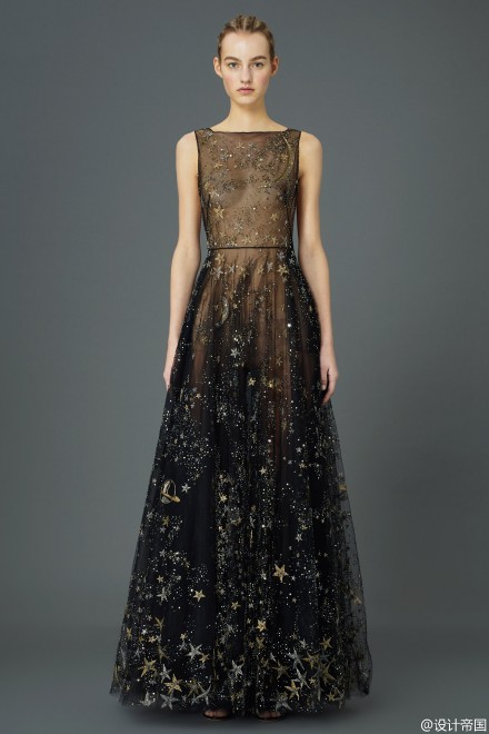 Valentino 2015 Pre-Fall ，时装上的宇宙星辰