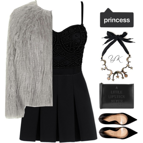 #topshop #black #grey #princess #luxury #Glamour #style