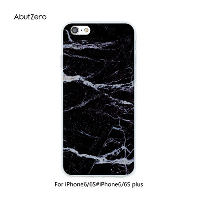 AbutZero正品原创iphone6手机壳黑大理石纹理超薄潮牌软壳6s plus