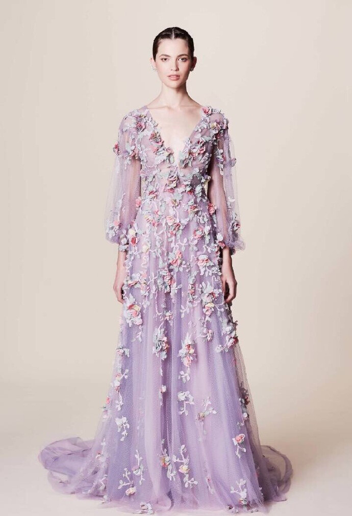 Marchesa Resort 2017，礼服美如画