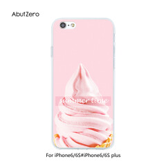 香港AbutZero手机壳iphone6软壳轻薄正品夏日粉冰淇淋苹果6s plus