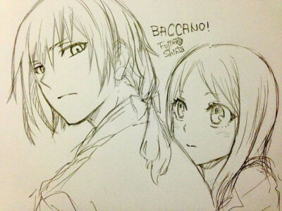 #Baccano！#漫画作者藤本新太的摸鱼，修伊和莫妮卡