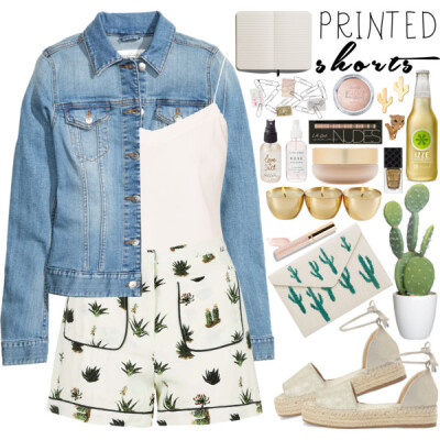 #printedshorts #summerstyle #summerfashion #summer2016 @polyvore-editorial @polyvore