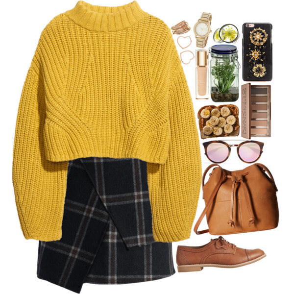 A fashion look from July 2016 featuring cropped sweater, asymmetrical skirts and vegan shoes. Browse and shop related looks.