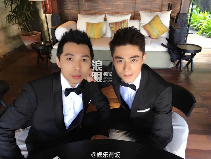 霍建华林心如结婚# 新郎伴郎终于来啦,今天你们最帅直播间:o全程直击