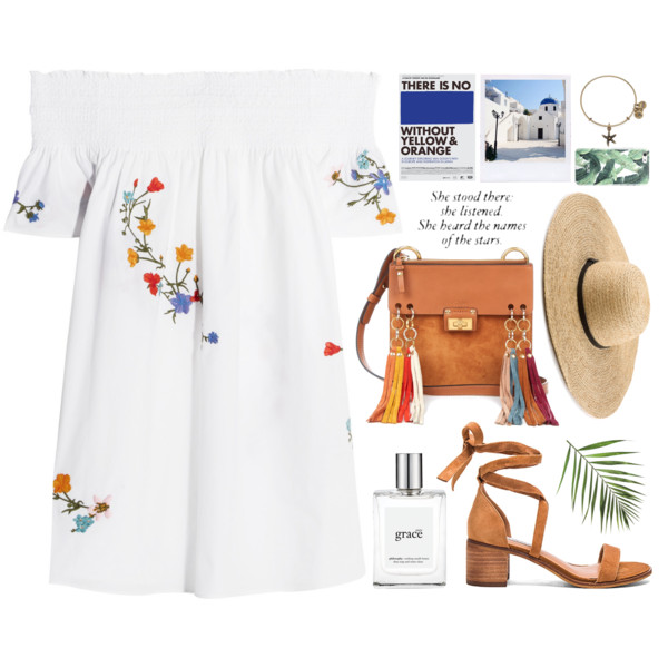 #packandgo #greekislands #summer2016 #offtheshoulder #laceupsandals @polyvore @polyvore-editorial