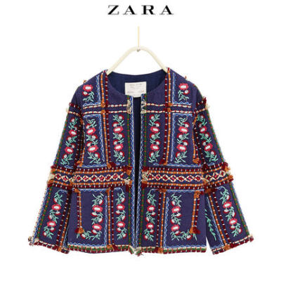 ZARA 童装 刺绣外套 07521703400