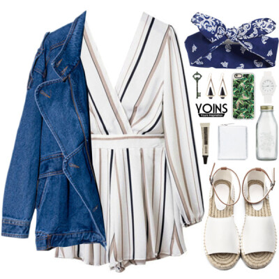 @yoinscollection @loveyoins #yoins #yoinscollection #loveyoins #prettybasic #daywear http://yoins.me/1sAr4bT PLAYSUIT: http://goo.gl/2jfVAB SANDALS: http://goo.gl/CTIaF8 EARRINGS: http://goo.gl/1S…