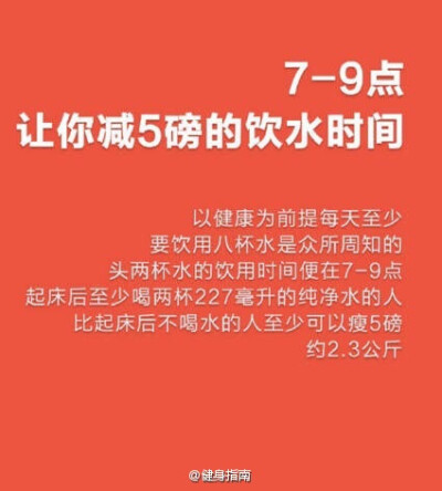 减肥还得选时间？据说这是最准确的减肥时刻表了，分享给大家，想减肥的童鞋快来mark！