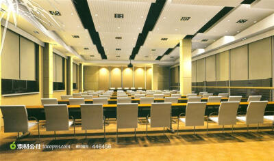 大型欧式会议厅演讲厅装修设计图