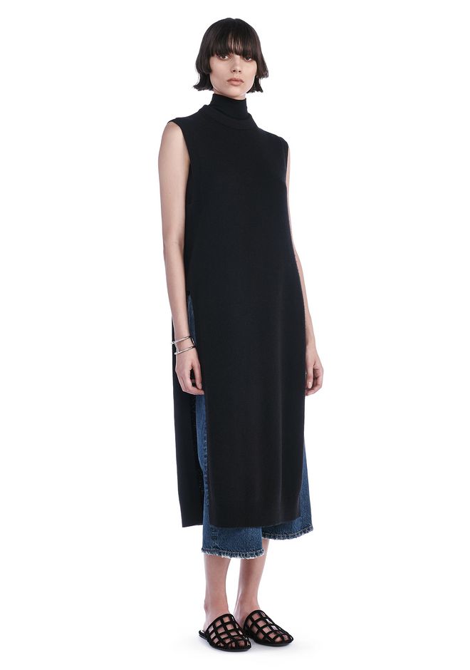 T by ALEXANDER WANG CASHWOOL FLOOR LENGTH DICKIE 针织连衣裙 Adult 12_n_f