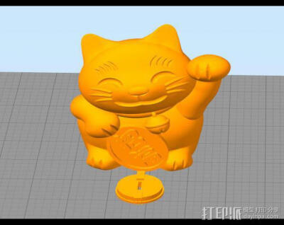 招财猫储钱罐 3D模型