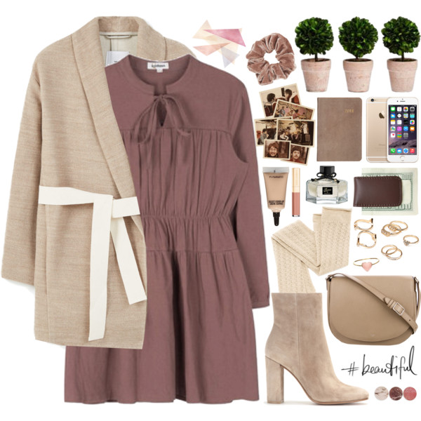 #personalstyle #beoriginal #feminine #classy #dress #girly #chic #camelcoat #coat #ankleboots #beautiful #MyStyle @polyvore-editorial @polyvore