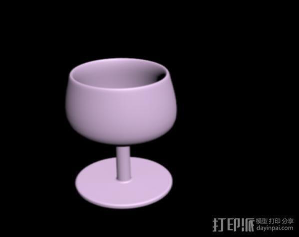 高脚酒杯-打印派-3D打印