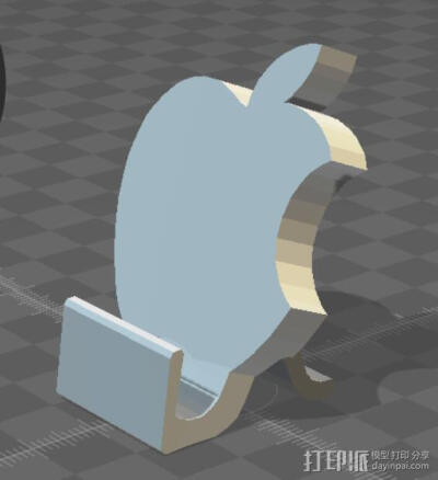 Apple手机支架 3D模型 打印派