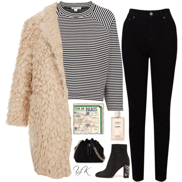 #black #nude #casual #luxury #fur #winter #cute #cozy #style