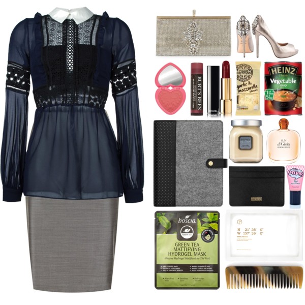 A fashion look from December 2016 featuring sheer blouse, MaxMara and open toe shoes. Browse and shop related looks.