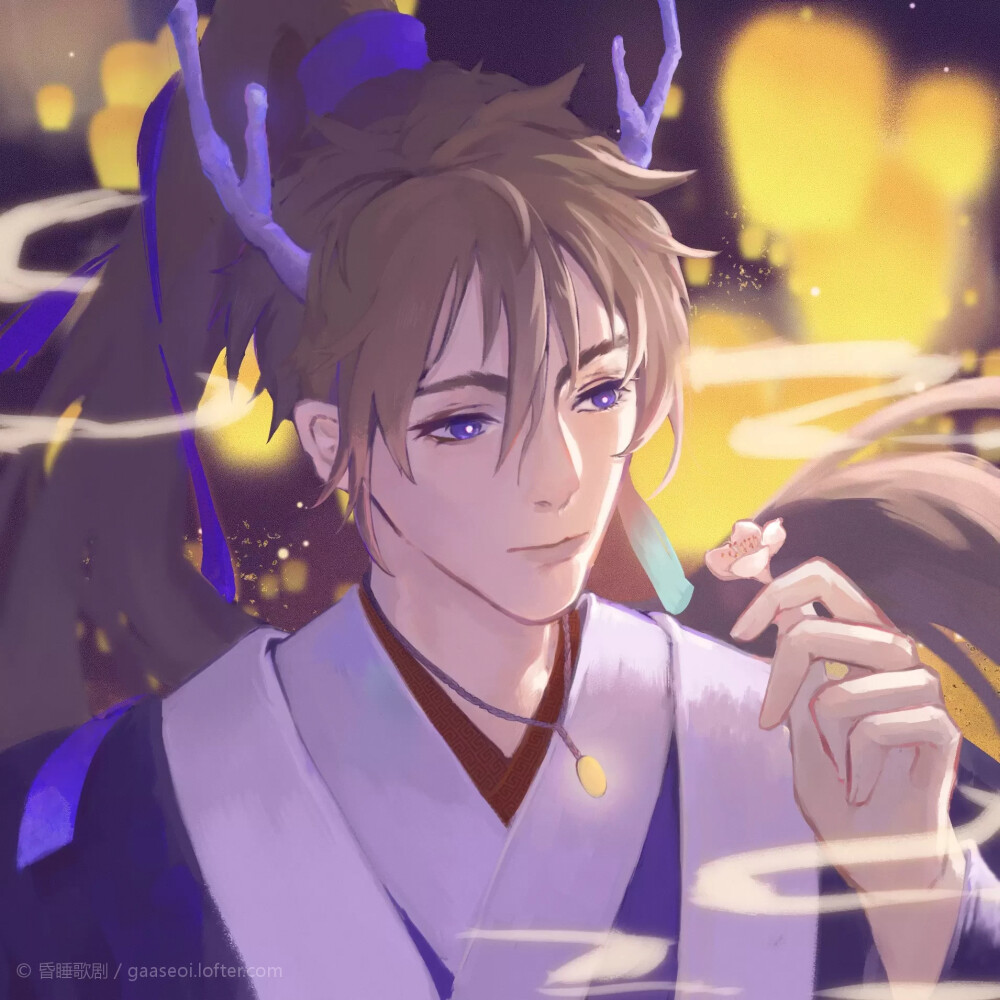 #王者荣耀# 赵云×诸葛亮 “桃李春风一杯酒江湖夜雨十年灯。” 画师：昏睡歌剧