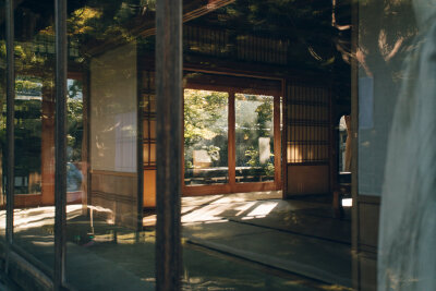 B162 日本 庭院 风景 