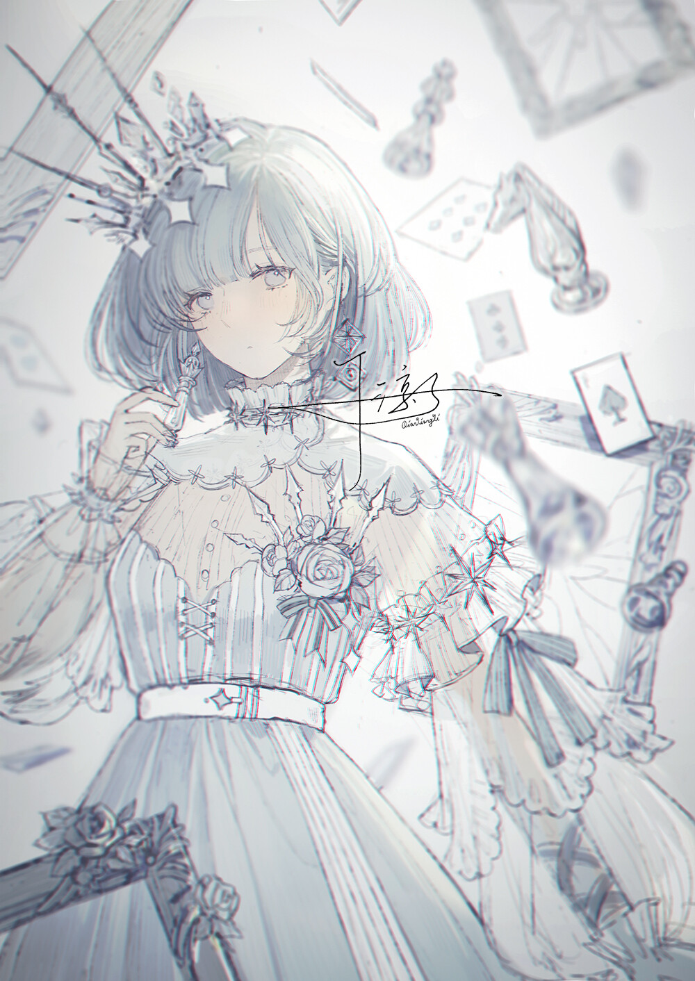 #少女# Check mate 画师：千涼子