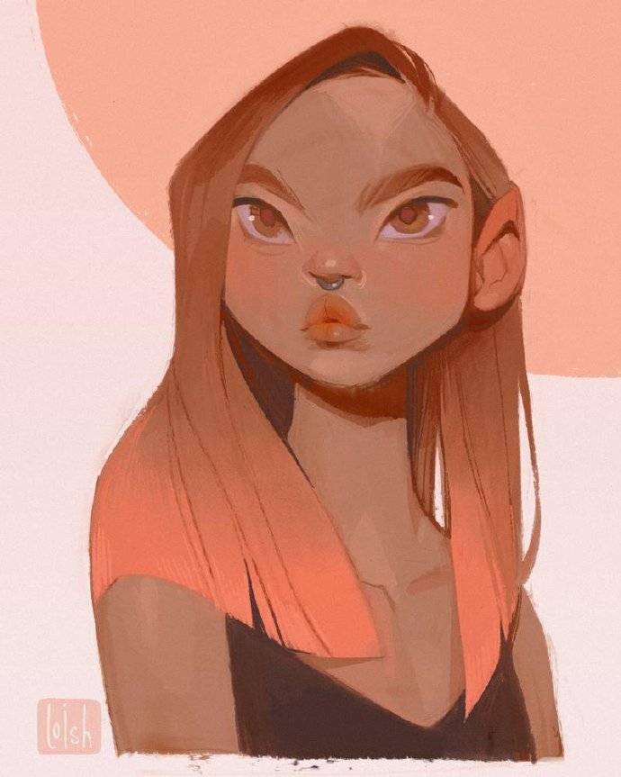 荷兰插画艺术家 Lois van Baarle
loish.net ​​​​