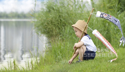 拍儿童也很好玩，夏日的鲤鱼旗。山西太原美食摄影师知止堂15803410604