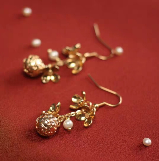 [清欢醉言]桂花铃铛耳环