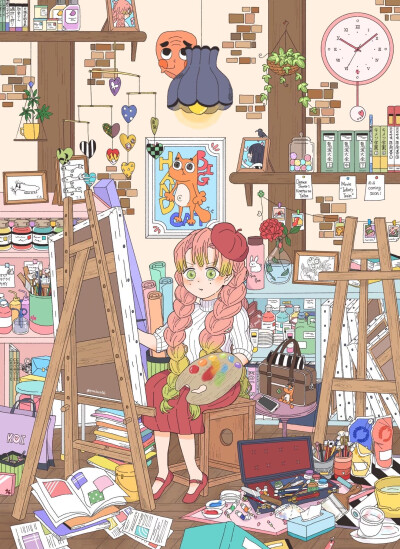 可爱画风 (twi:syoukora56) 