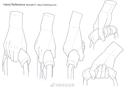 绘画素材 手部动态