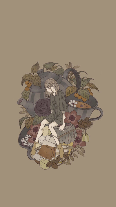 壁纸(动漫，少女，插画，人物)