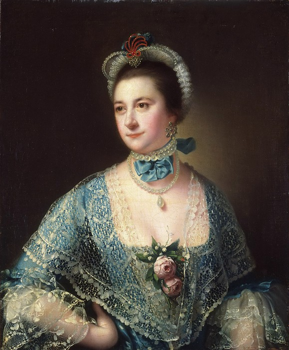 《安德鲁·林丁顿夫人的肖像》（英文：Portrait of Mrs Andrew Lindington） 是英国艺术家『约瑟夫·赖特』 1761-1763年 所作