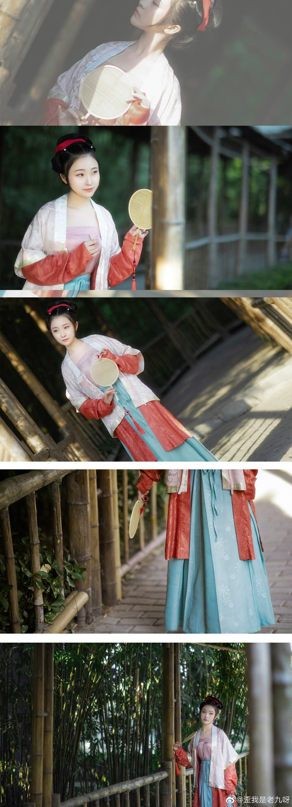 #汉服写真#
「红藕香残玉簟秋」
摄影：@歪我是老九呀
妆造:@沉欲雪
出境：@大脑门滋儿
衣：@踏云馆汉服
#日本旅拍##汉服约拍##国风大赏# ​​​