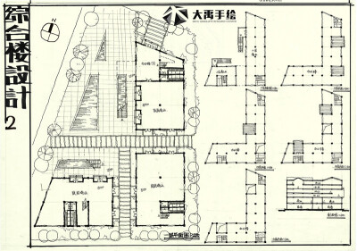 大禹手绘建筑快题优秀作品欣赏（合辑1）