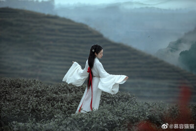 丨山居吟·卷叁·春山煎茶丨
山中何事?松花酿酒，春水煎茶
出境@木景抒
妆造/摄影/后期@慕容猫猫
汉服/有香如故汉服