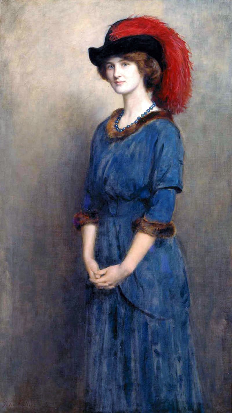 John Maler Collier（1850-1934年），英国画家，英国皇家艺术协会的会员，祖上从商人发家，到他这一代，哥哥当上了议会议长，弟弟也成为皇家艺术会员，算是新兴贵族吧。John Collier的丈人是著名的博物学家赫胥黎，他的两任妻子都是赫胥黎的女儿。John Collier的绘画风格上承拉斐尔前派，擅长肖像绘画，也热衷于画一些中古传说，比如第一幅《马背上的Godiva夫人》。