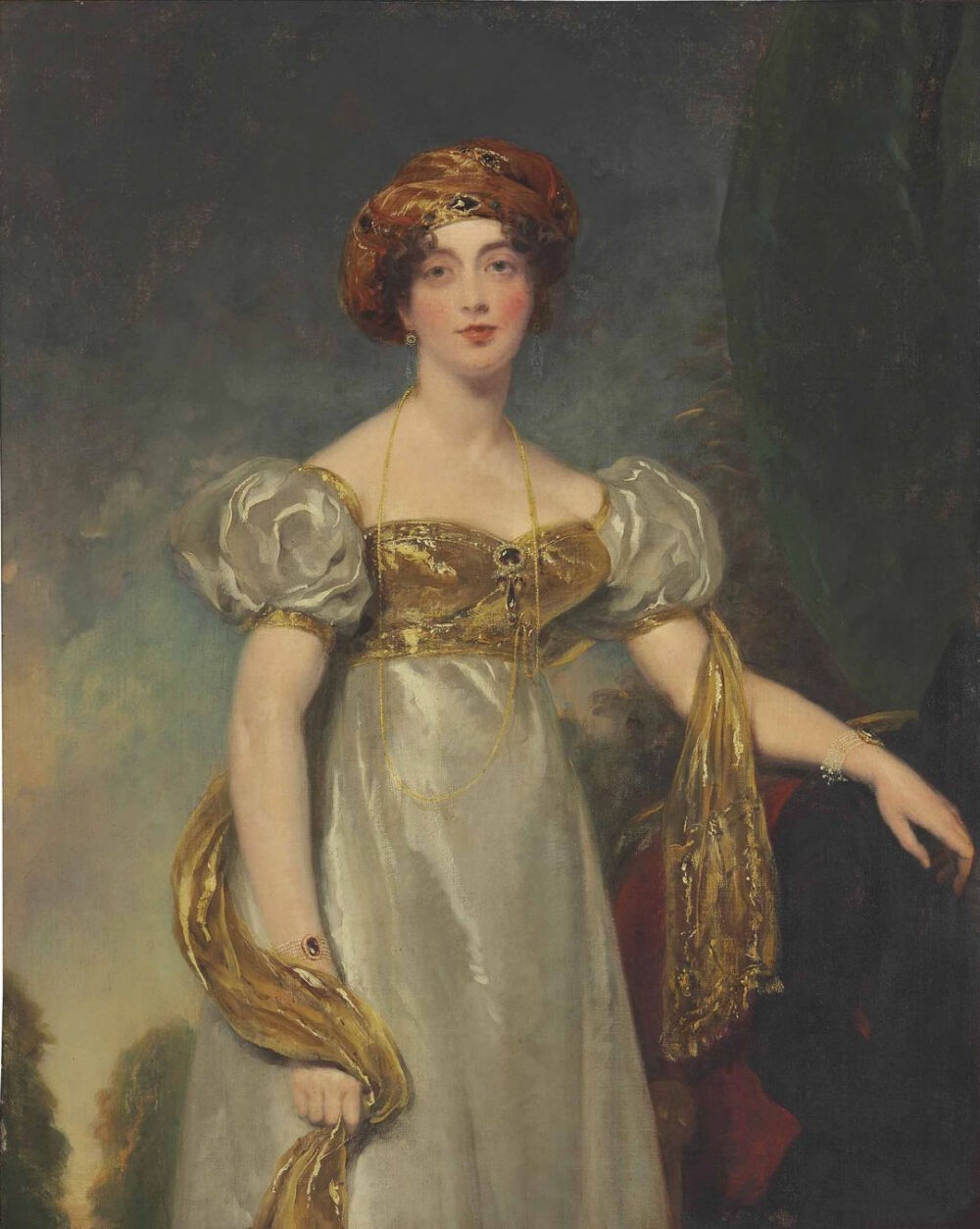 托马斯·劳伦斯爵士（Sir Thomas Lawrence，1769年4月13日- 1830年1月7日），英国摄政时期最出名的肖像画家。英国皇家艺术学院院长。他的作品气质优雅，是他所处时代最流行的肖像画家。曾就读于皇家艺术学院，1792年继约书亚·雷诺兹后成为国王的御用画师。