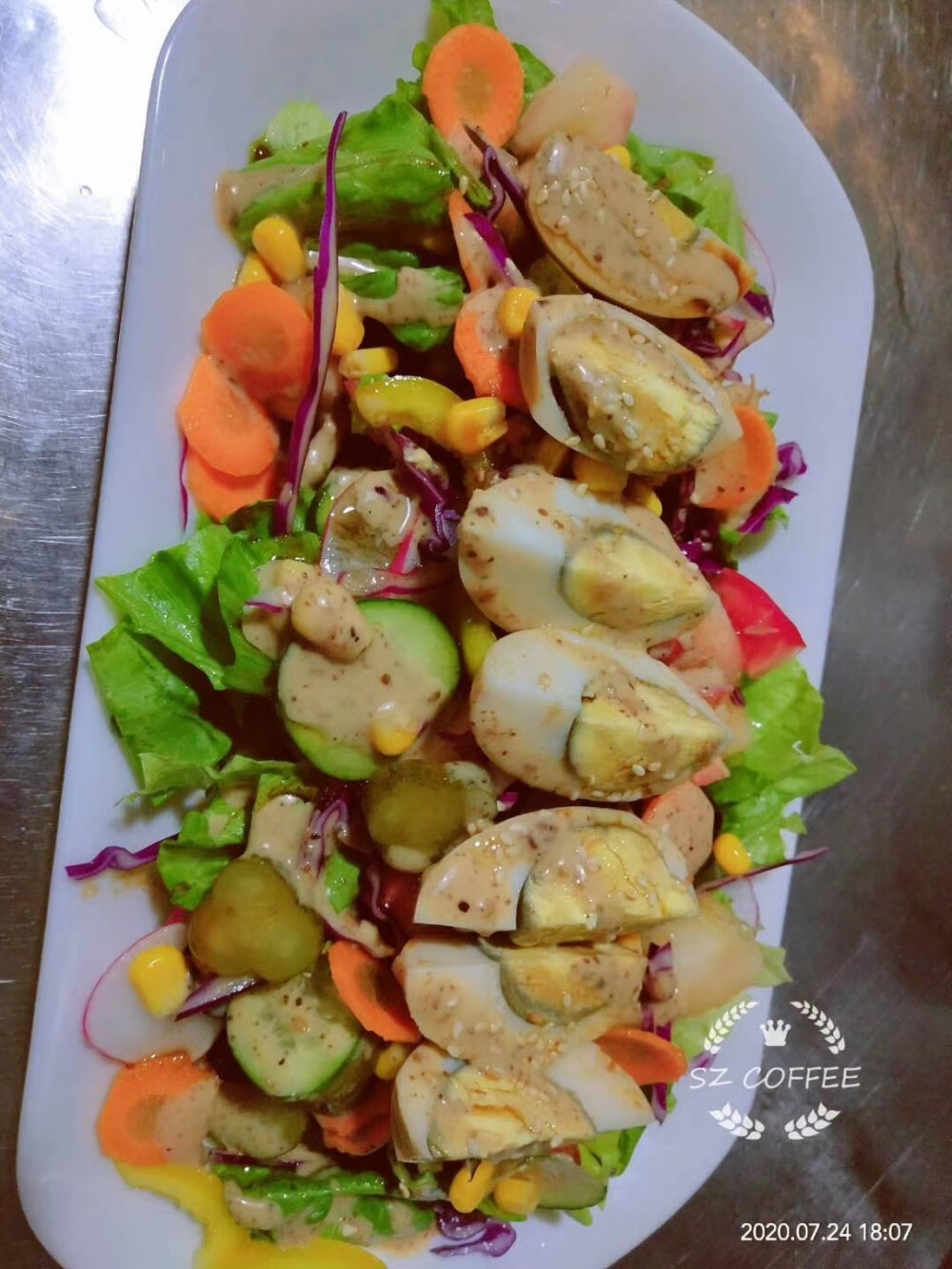 蔬菜蛋沙拉
￥29