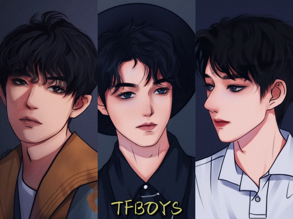 TFBOYS°|手绘头像°
cr：鹿屿游