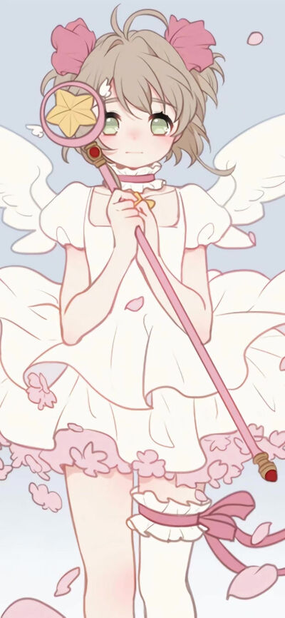卡通可爱手机壁纸 少女背景图