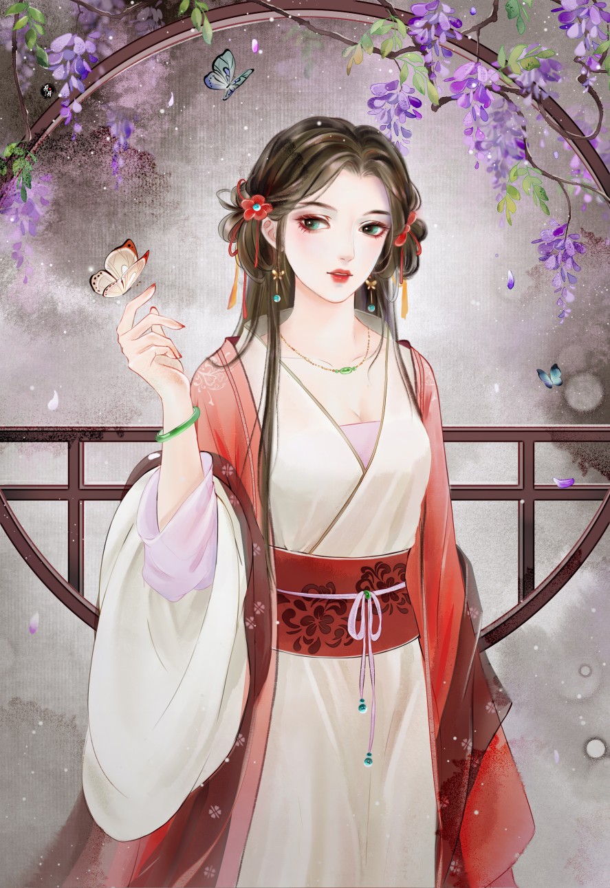 古风美人
红衣
《小美人1》_May牙牙__插画师作品