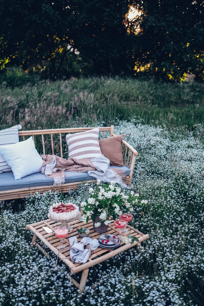 花海里的野餐 B162