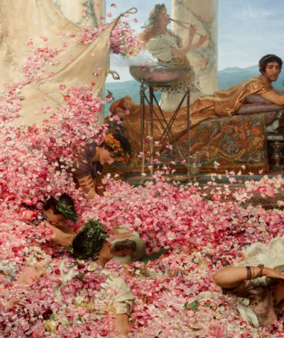 A sweet-scented demise - The Roses of Heliogabalus, by Lawrence Alma-Tadema, 1888