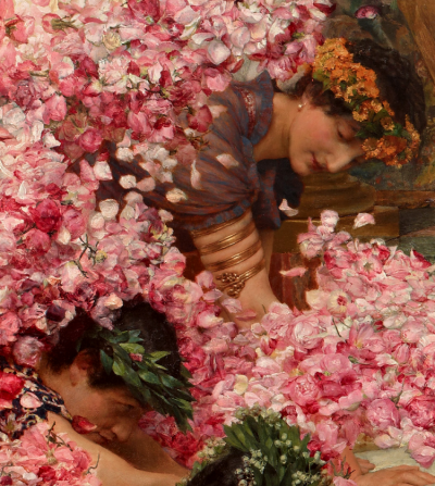 A sweet-scented demise - The Roses of Heliogabalus, by Lawrence Alma-Tadema, 1888