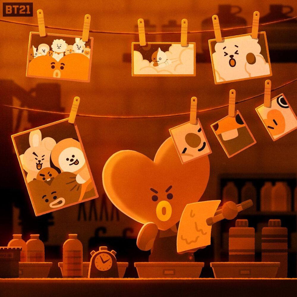 BTS BT21 RJ TATA 防弹少年团