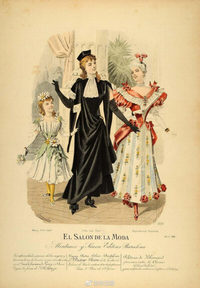 维多利亚时代女装 夸张的泡泡袖