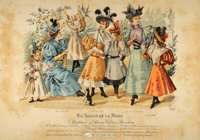 维多利亚时代女装 夸张的泡泡袖