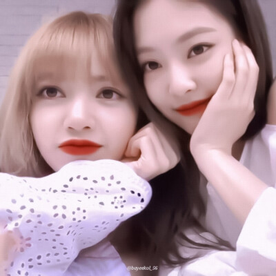 Jennie Lisa BLACKPINK jenlisa 金智妮 真傻cp