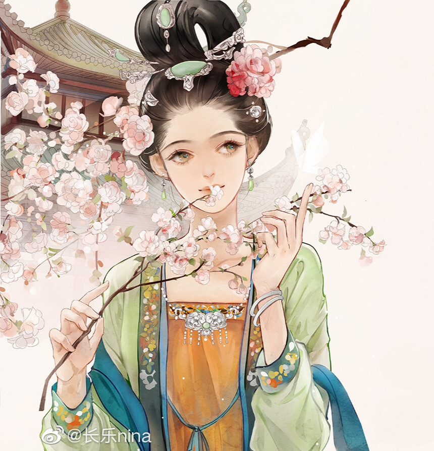 古风美人绘师长乐nina