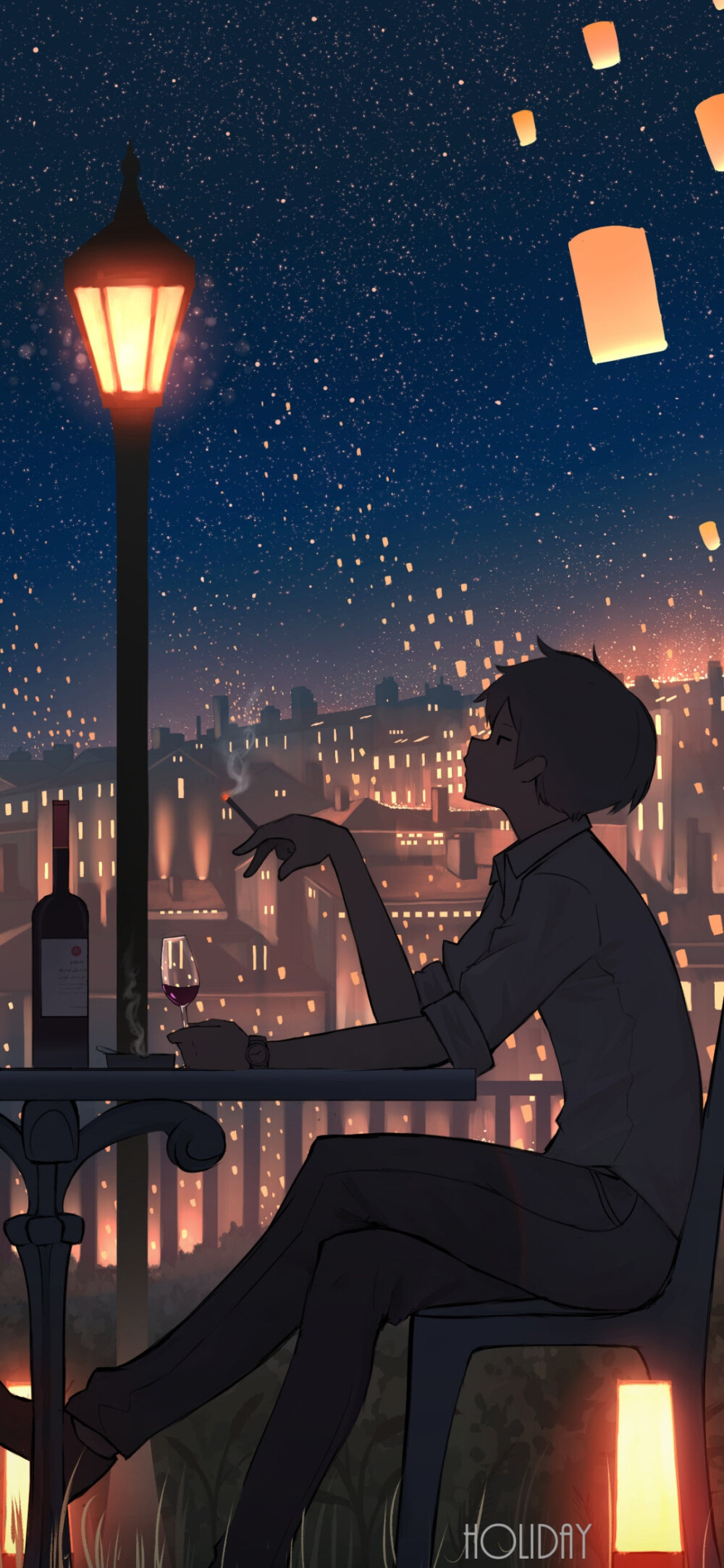 晚霞·星光·大海·绿意