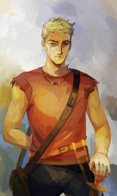 Luke Castellan卢克卡斯特兰，赫尔墨斯之子。Viria绘。